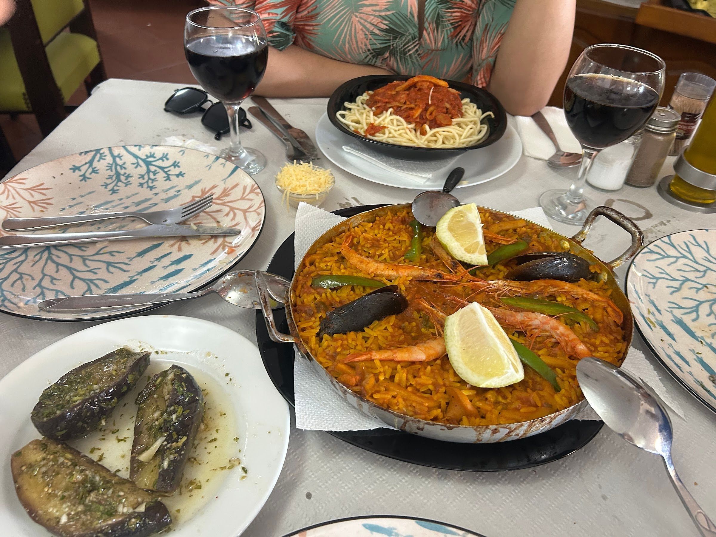 Paella aux fruits de mer