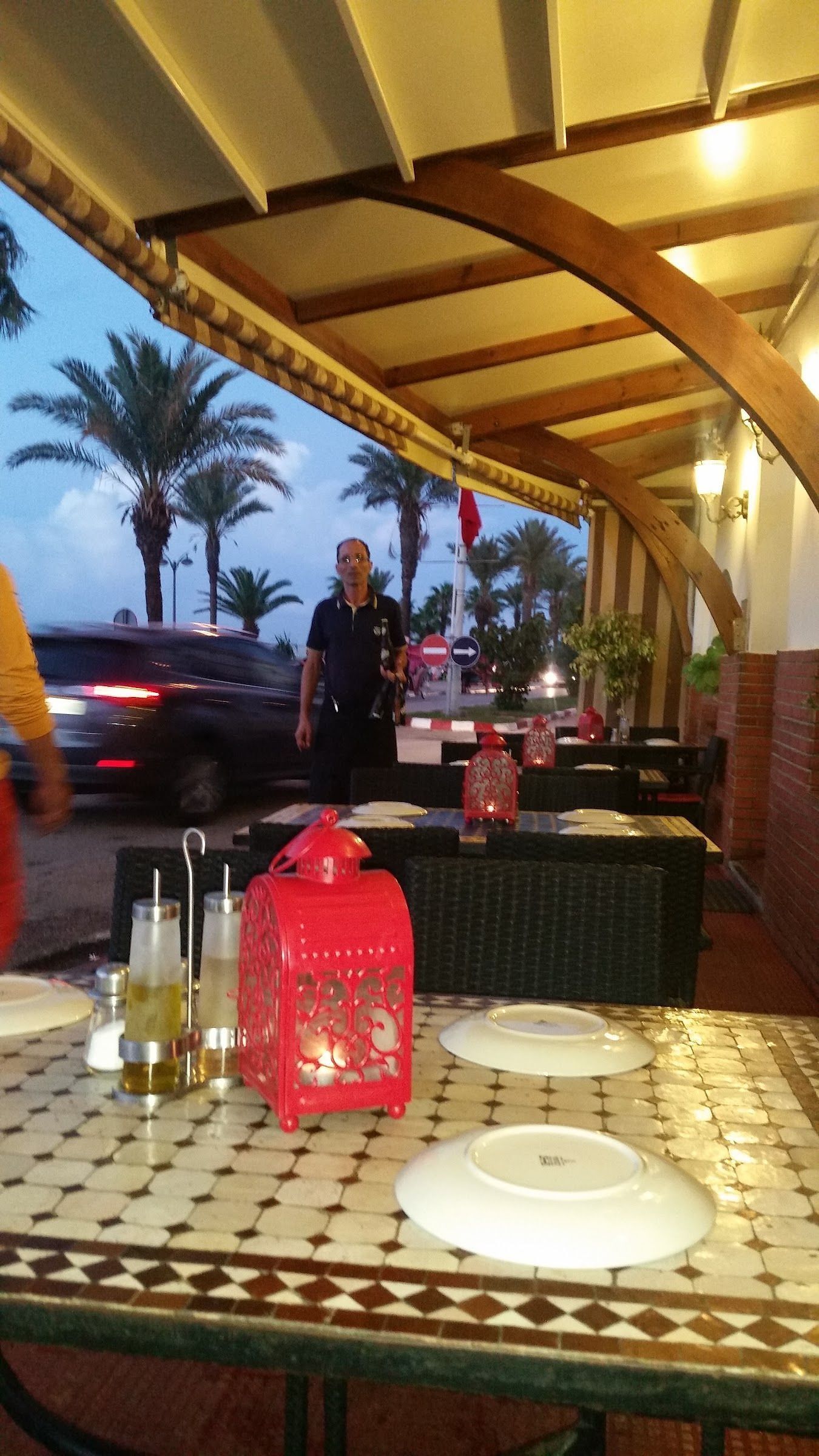 La terrasse le soir